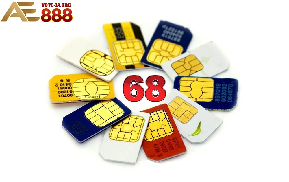 Số 68 là trong số điện thoại hay còn gọi là sim lộc phát.